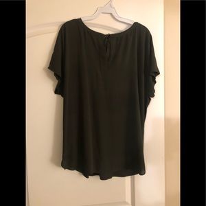 Olive green blouse